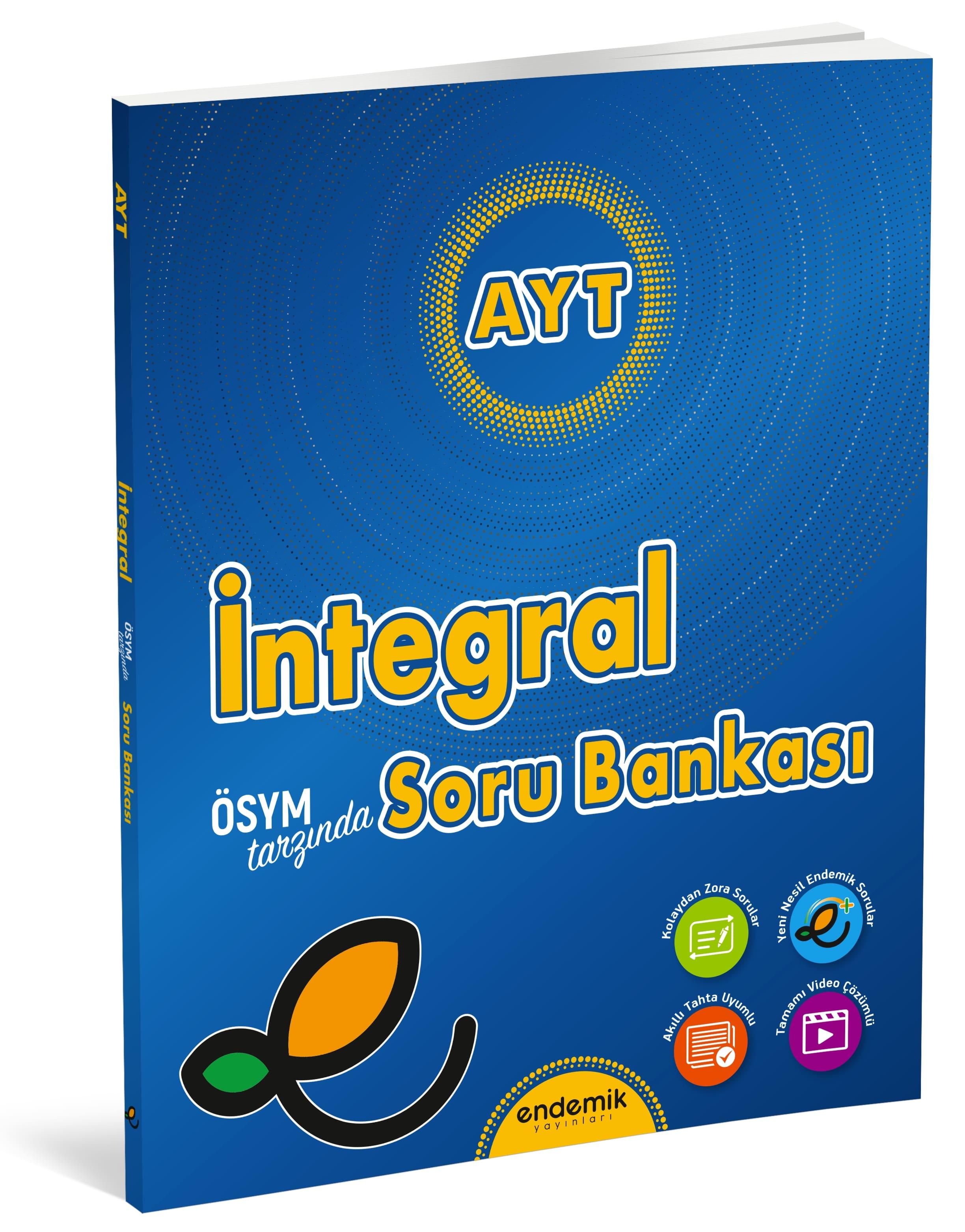 Endemik Yayınları AYT İntegral Soru Bankası